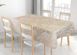 Tovaglia Salotto/Cucina In Tessuto Miros Made In Italy Disegno Amelie Bianco - 140x180 - Amelie Bianco