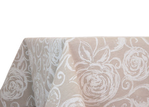 Tovaglia Salotto/Cucina In Tessuto Miros Made In Italy Disegno Amelie Bianco - 140x180 - Amelie Bianco