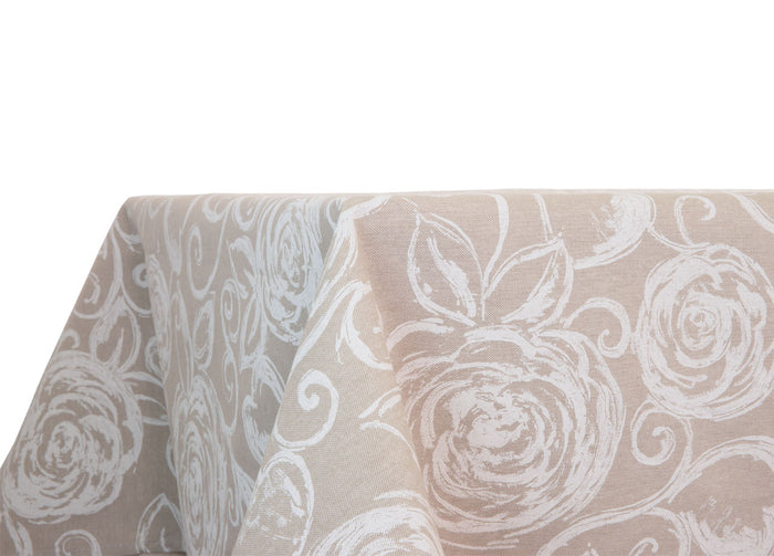 Tovaglia Salotto/Cucina In Tessuto Miros Made In Italy Disegno Amelie Bianco - 140x180 - Amelie Bianco