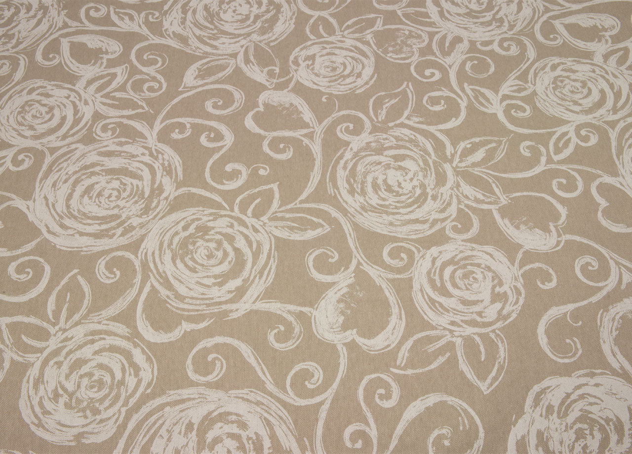 Tovaglia Salotto/Cucina In Tessuto Miros Made In Italy Disegno Amelie Bianco - 140x180 - Amelie Bianco