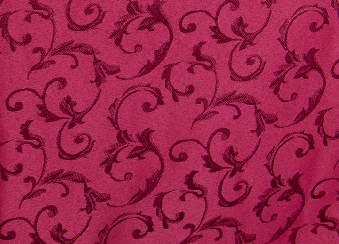 Tovaglia Natale Cucina Soggiorno Antimacchia Idrorepellente Jacquard Queen Bordeaux - 140x360 - Queen