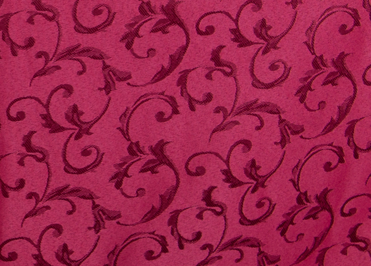 Tovaglia Natale Cucina Soggiorno Antimacchia Idrorepellente Jacquard Queen Bordeaux - 40x140 - Queen