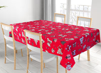 Tovaglia Natalizia Cucina Soggiorno In 100% Cotone Disegno Bears RP - 140x140 - Bears