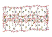 Tovaglia Copritavolo Cucina 100% Cotone Digitale Pasqua Disegno Blossom GI - 150x250 - Blossom