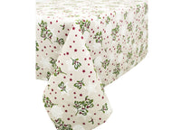 Tovaglia Natalizia Cucina Soggiorno Copritavolo Natale Made Italy Disegni Assortiti - 140x240 - Vischio