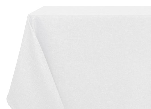Tovaglia Cucina Soggiorno Antimacchia Idrorepellente Linen - 120x160 - Bianco