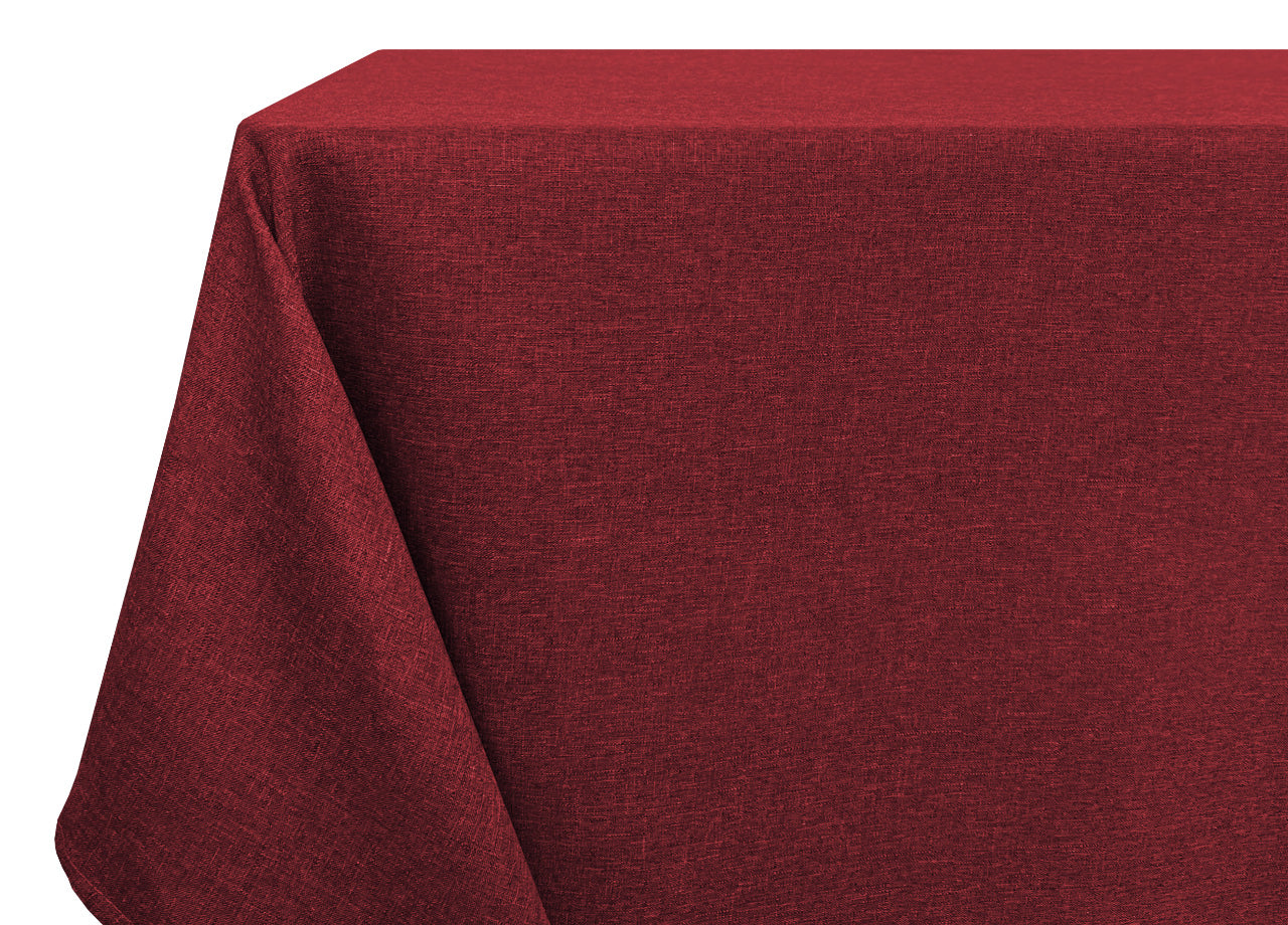 Tovaglia Cucina Soggiorno Antimacchia Idrorepellente Linen - 140x230cm - Bordeaux