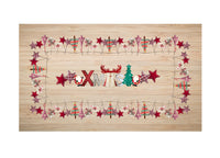 Tovaglia Natale Digitale Centrotavola Natalizio 100% Cotone Ninnoli Xmas SV - 140x250 - Ninnoli