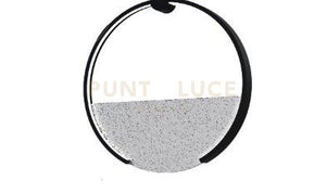 TOY-A C  Applique led 30W struttura nera diffusore in vetro cristallo dimmerabile SDD 2800 - 5000k