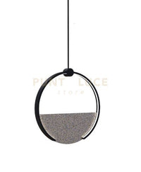 TOY-S1 F  Sospensione in metallo nero e diffusore fumè led 30W dimmerabile SDD 2800 - 5000k