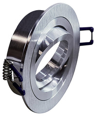 Faretto Incasso Toy Orientabile Tondo Alluminio Alluminio Satinato 1 Luce Gu10