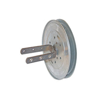 Puleggia con riduttore per rullo legno