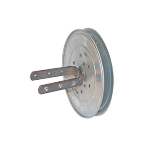 Puleggia con riduttore per rullo legno