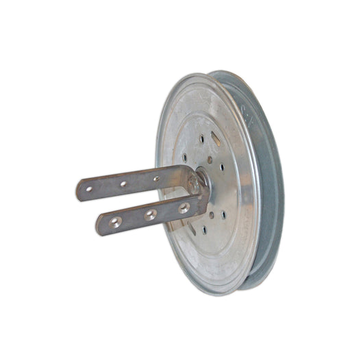 Puleggia con riduttore per rullo legno