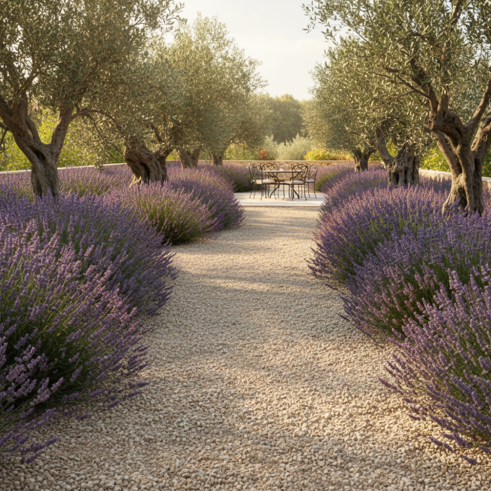 Pavimento drenante fai da te ciottoli in marmo e resina botticino 15,750 kg