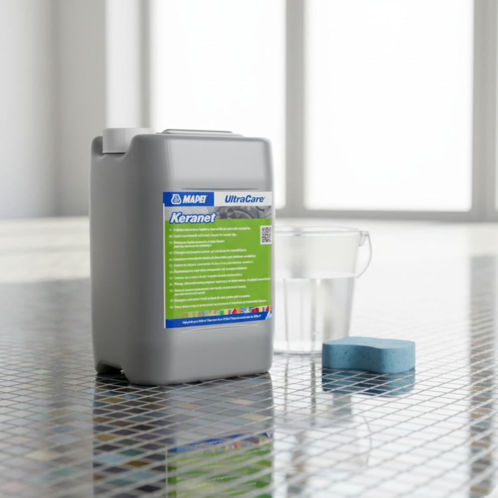 Pulitore concentrato liquido keranet per piastrelle e superfici 5 litri *** pezzi 2 pz, confezione 1