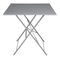Tavolo pieghevole in metallo, tavolo richiudibile 70x70 mod. Sorrento Colore: Grigio TQ01-7.7SOPI