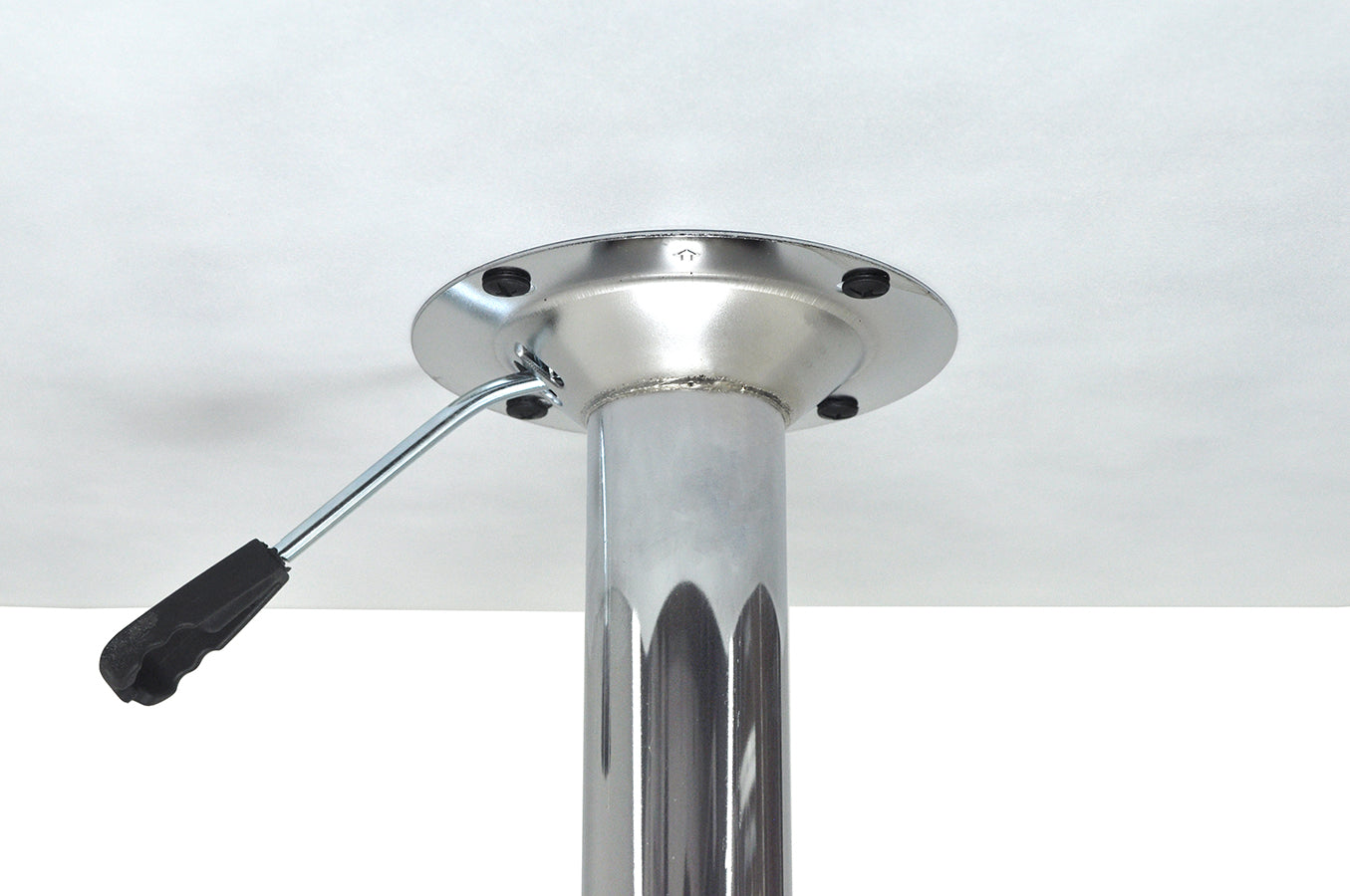 Tavolo regolabile in altezza quadrato 60x60 bianco, tavolo alto da bar Romeo TQ08-6.6ROAR