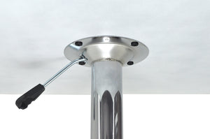 Tavolo regolabile in altezza quadrato 60x60 bianco, tavolo alto da bar Romeo TQ08-6.6ROAR