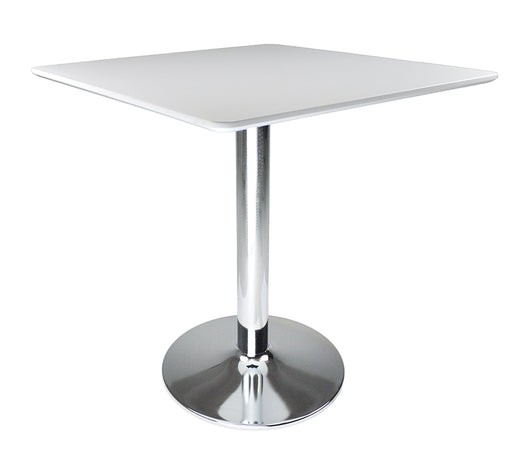 Tavolo quadrato 70x70 bianco, tavolino da bar mod. Romeo TQ08-7.7ROPA