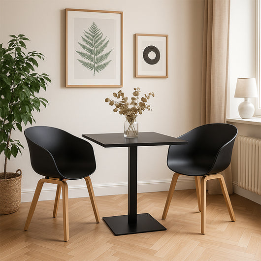 Tavolo da pranzo, tavolo bar quadrato 70×70 – James