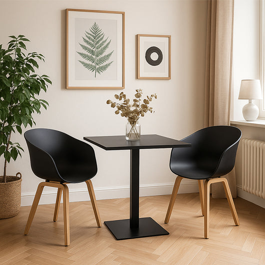 Tavolo da pranzo, tavolo bar quadrato 70×70 – James