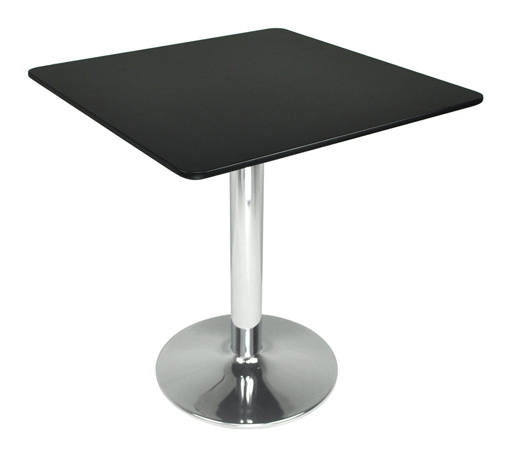 Tavolo quadrato 70x70 nero, tavolino da bar mod. Romeo TQ10-7.7ROPA