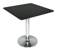 Tavolo quadrato 70x70 nero, tavolino da bar mod. Romeo TQ10-7.7ROPA