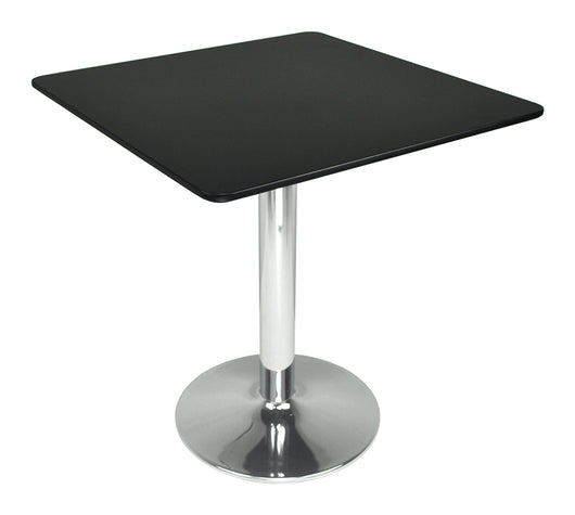 Tavolo quadrato 80x80 nero, tavolino da bar mod. Romeo TQ10-8.8ROPA