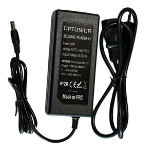 Alimentatore 60w 12v 5a per strisce led ip20 interno