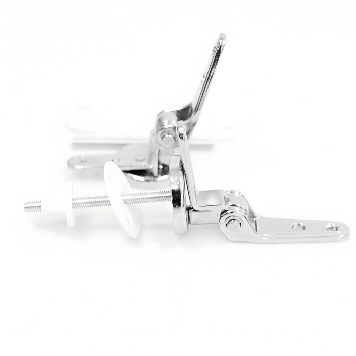 Cerniere cromate per sedile copri wc con kit di fissaggio ogomondo *** confezione 1