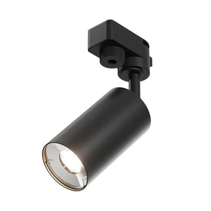 Faretto Per Binario Moderno Focus Mini Alluminio Nero 1 Luce