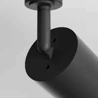 Faretto Per Binario Moderno Focus Mini Alluminio Nero 1 Luce