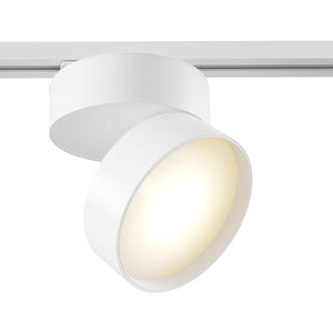 Faretto Per Binario Tondo Onda In Metallo 18W Bianco 1 Luce Naturale