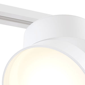 Faretto Per Binario Tondo Onda In Metallo 18W Bianco 1 Luce Naturale