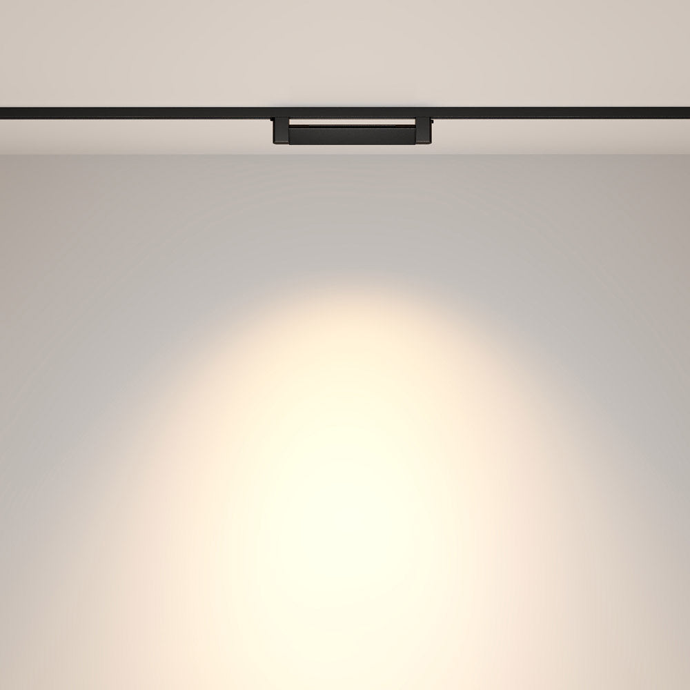 Spot Per Binario Moderno Points Alluminio Nero 10 Luci Led Naturale