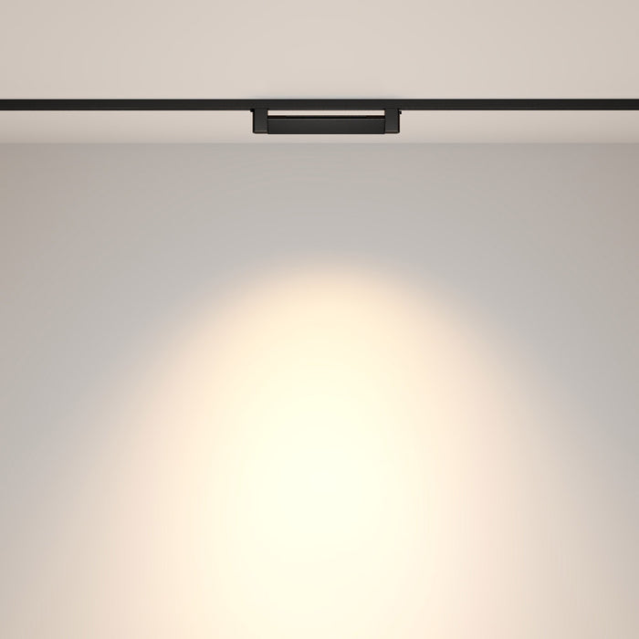 Spot Per Binario Moderno Points Alluminio Nero 10 Luci Led Naturale