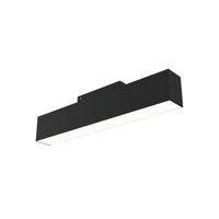 Lampada Per Binario Moderno Alluminio Nero Luce Calda 12W