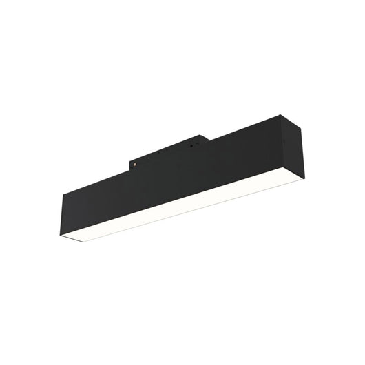 Lampada Per Binario Moderno Alluminio Nero Luce Calda 12W