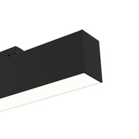 Lampada Per Binario Moderno Alluminio Nero Luce Calda 12W
