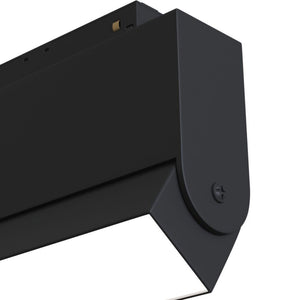 Base Di Illuminazione Basic Per Binario Moderno Alluminio Nero 10W Luce Naturale