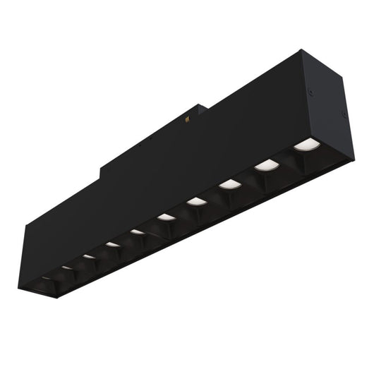 Base Di Illuminazione Points Per Binario Moderno Alluminio Nero 20W Luce Calda