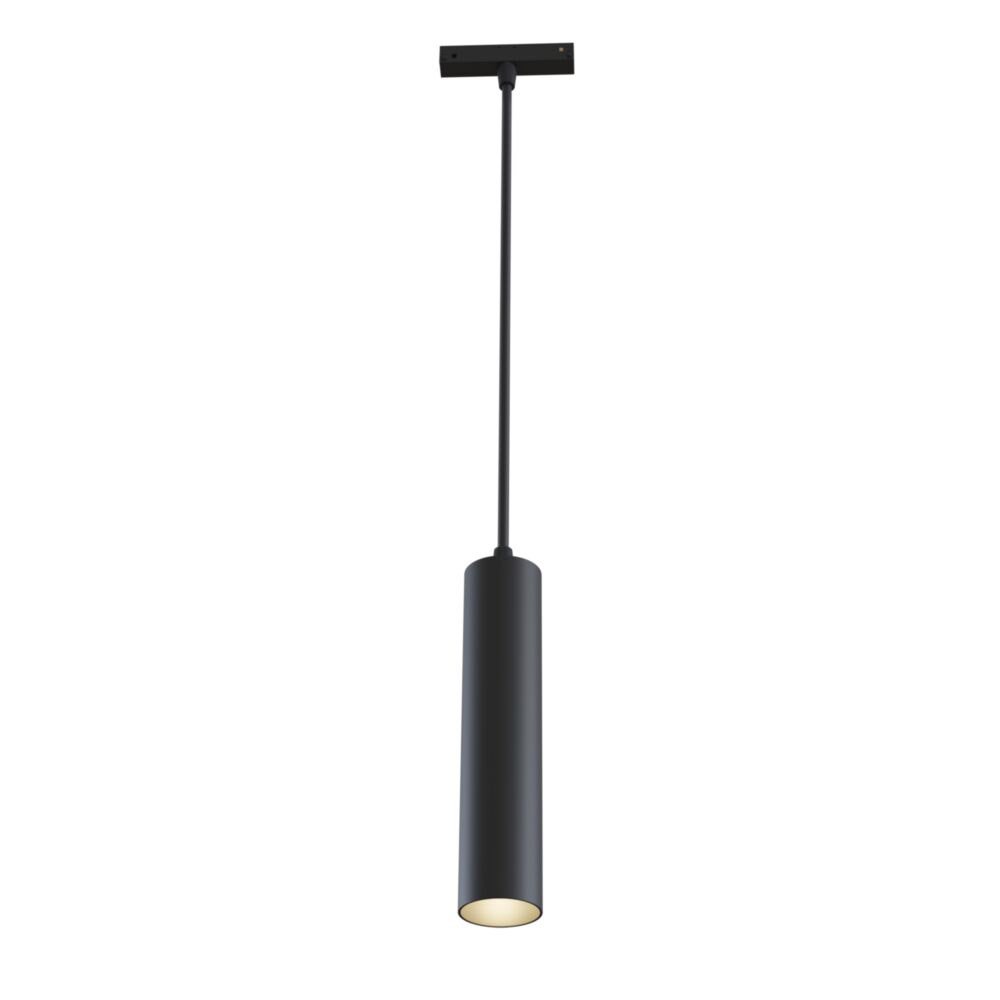 Faretto Focus Led Per Binario Moderno Alluminio Nero Luce Naturale 12W