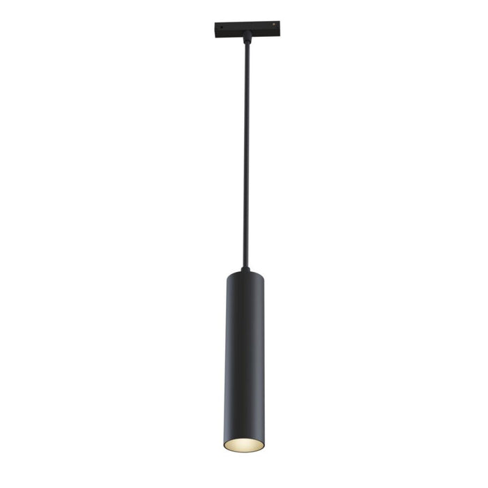 Faretto Focus Led Per Binario Moderno Alluminio Nero Luce Naturale 12W