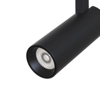Faretto Focus Led Per Binario Moderno Alluminio Nero Luce Naturale 10W