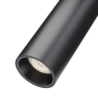 Faretto Focus Led Per Binario Moderno Alluminio Nero Luce Naturale 7W