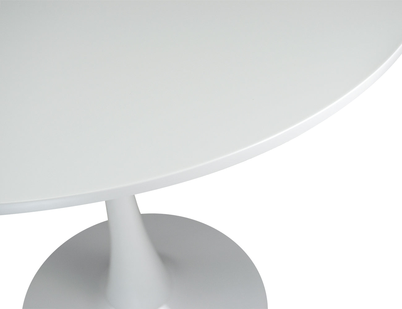 Tavolo rotondo Ø100 cm, tavolo da pranzo tondo bianco - Omar - TR08-10OMPM