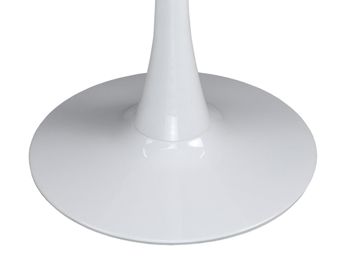 Tavolo rotondo Ø100 cm, tavolo da pranzo tondo bianco - Omar - TR08-10OMPM