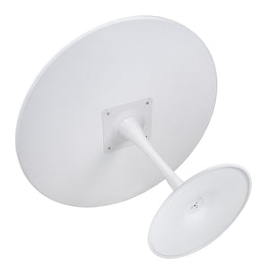 Tavolo rotondo Ø100 cm, tavolo da pranzo tondo bianco - Omar - TR08-10OMPM