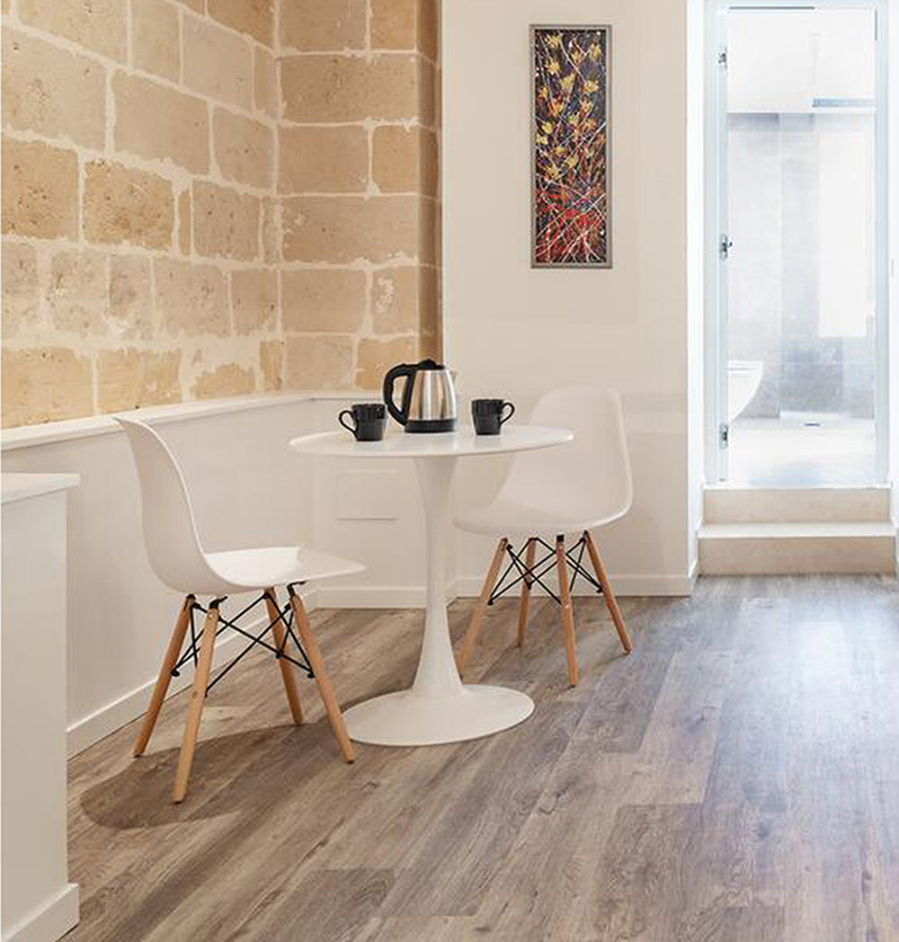 Tavolo rotondo Ø80 cm, tavolo da pranzo tondo mod. Omar - Colore: Bianco - TR08-8OMPM